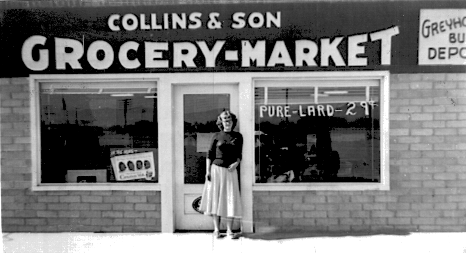 Collins and Son Grocery girl