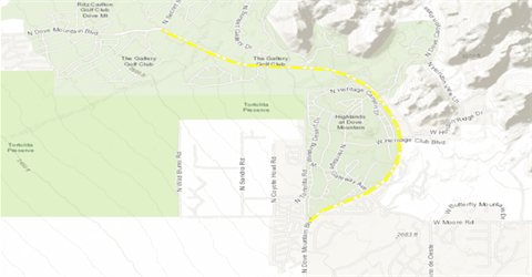 TRAFFIC ALERT: Utility Adjustments on Dove Mountain Boulevard from Moore Road to Secret Springs Drive