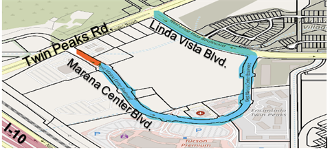 TRAFFIC ALERT: Emergency Roadway repairs on Marana Center Boulevard