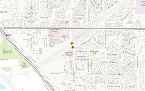 Traffic Alert: Median Work on Thornydale Road at the CDO Wash