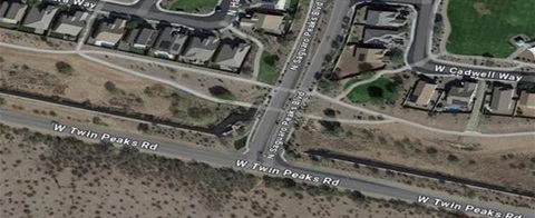 TRAFFIC ALERT: W. Twin Peaks Road and Saguaro Peaks Blvd