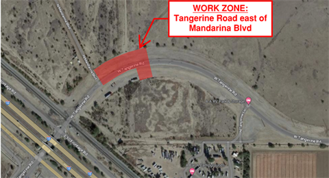 Traffic Alert: Tangerine Road Waterline Installation