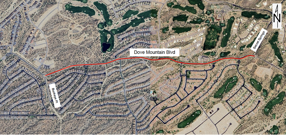 Dove Mountain Blvd- Secret Springs to Buckeye